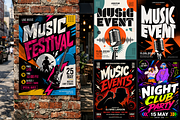 Party Events Flyer Poster Template, a Flyer Template by Miyaji75 (Thumbnail 2 of 5)