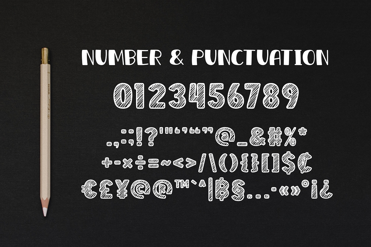 Stroke OTF, a Symbol Font by DREAMs Soul G. (Photo 6 of 6)
