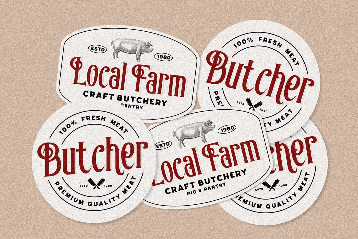 Kelluhan Vintage Serif Typeface, a Serif Font by Imoodev (Photo 2 of 5)