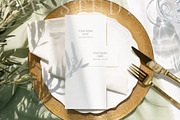 Card Mockup 4x9 Menu 3.5x2 Olive, a Merchandise Mockup by PawMockups (Thumbnail 6 of 9)