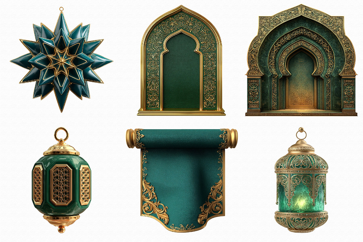 Watercolor Ramadan Clipart, an Illustration by Libby Wishes (Photo 7 of 7)
