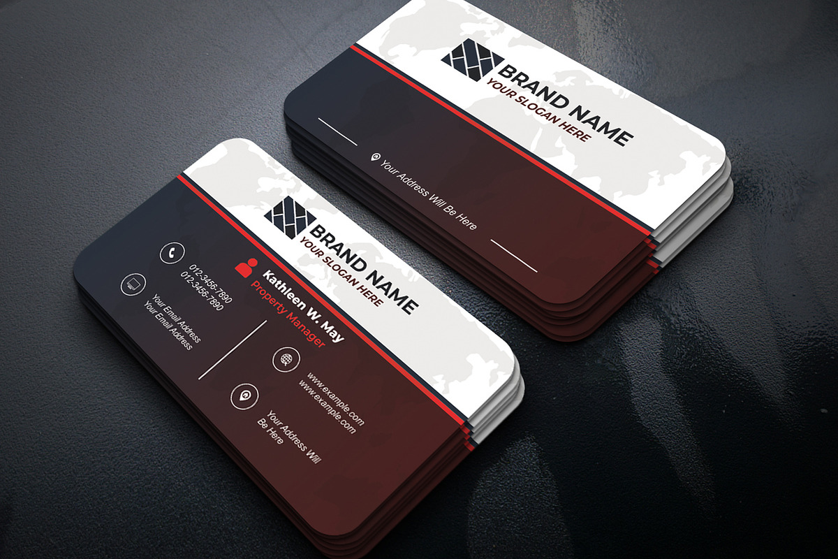 Freelancer Card Template PSD