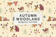 Autumn Woodland Pattern Design, a Pattern Graphic by Lady Bruniere Design (Thumbnail 2 of 15)