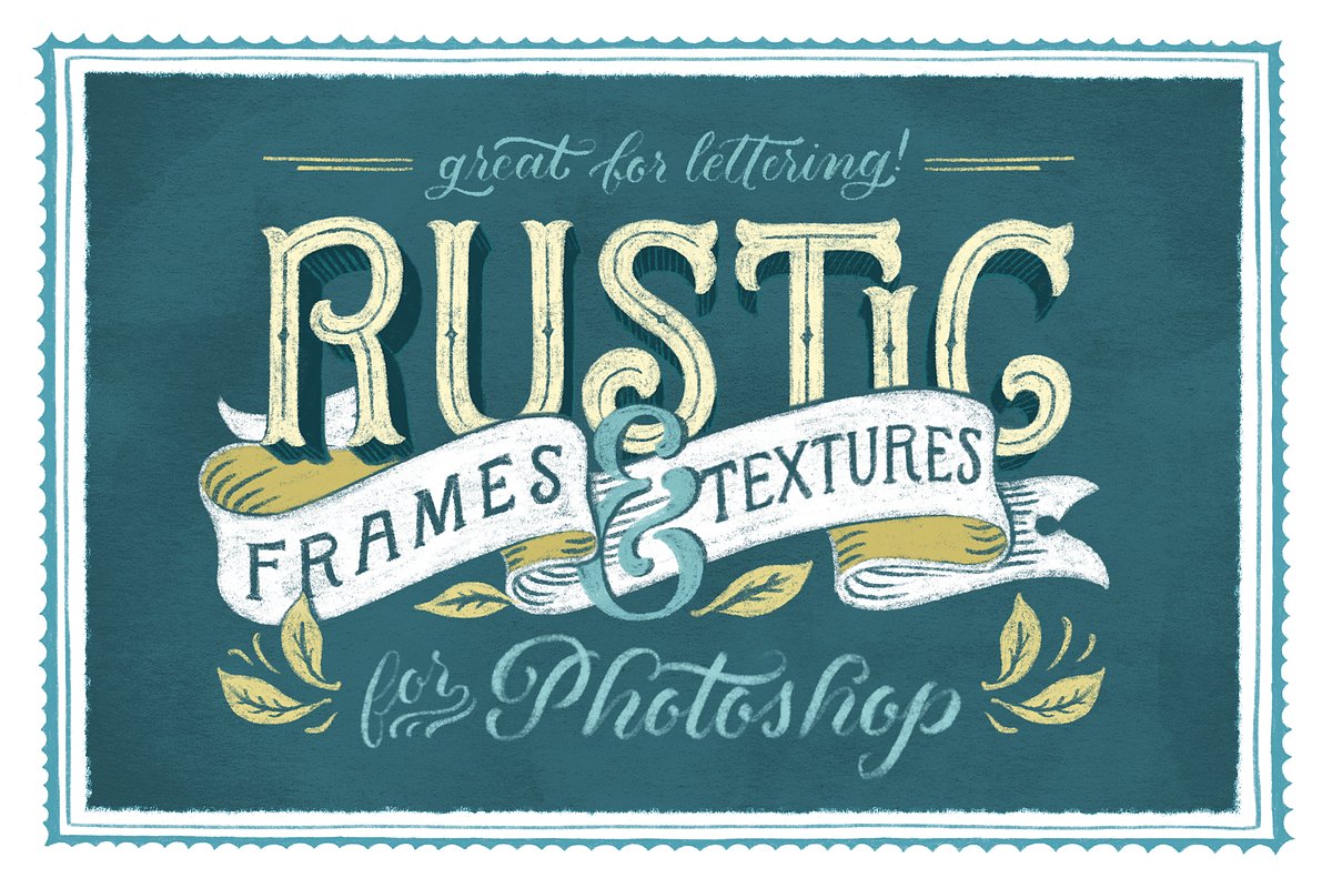 Rustic Frames & Textures - Photoshop, a Texture Graphic by Ornaments of ...