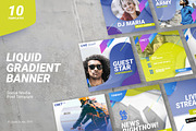 Modern Gradient Business Banner, a Social Media Template by Louds Studio (Thumbnail 1 of 4)