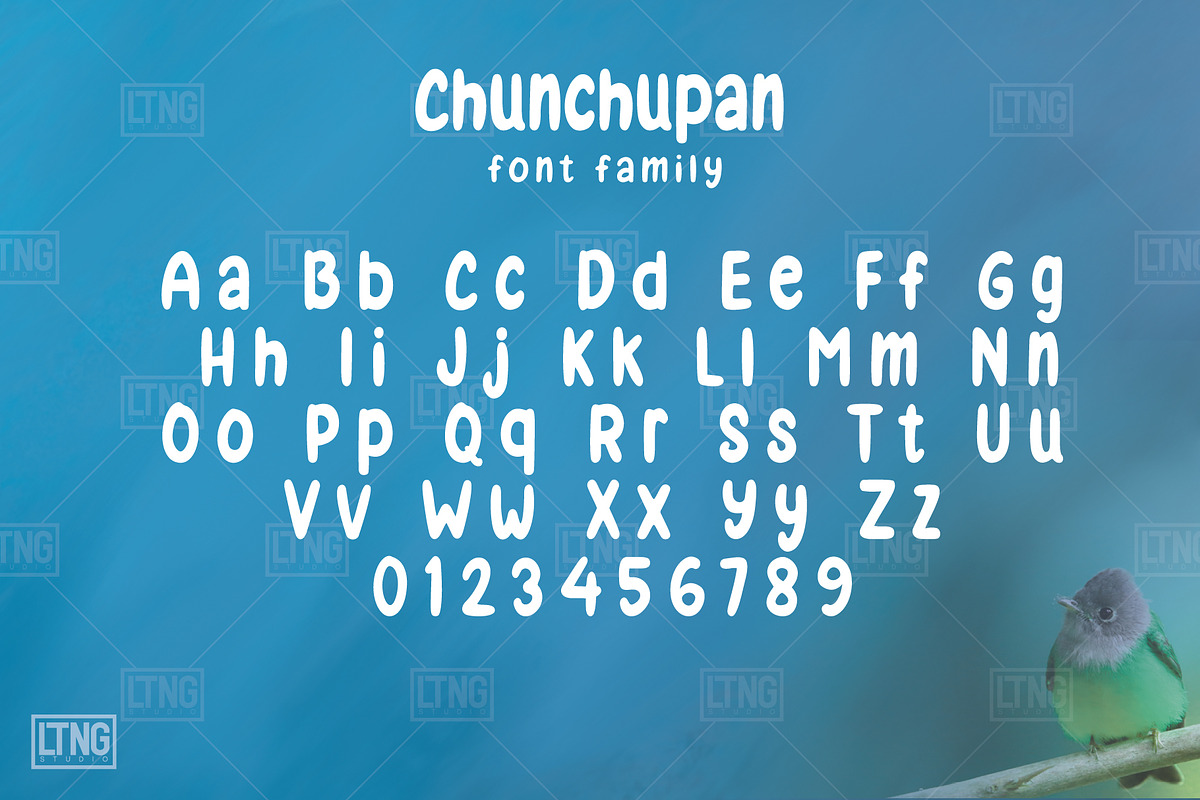 Chunchupan Font Family preview 3
