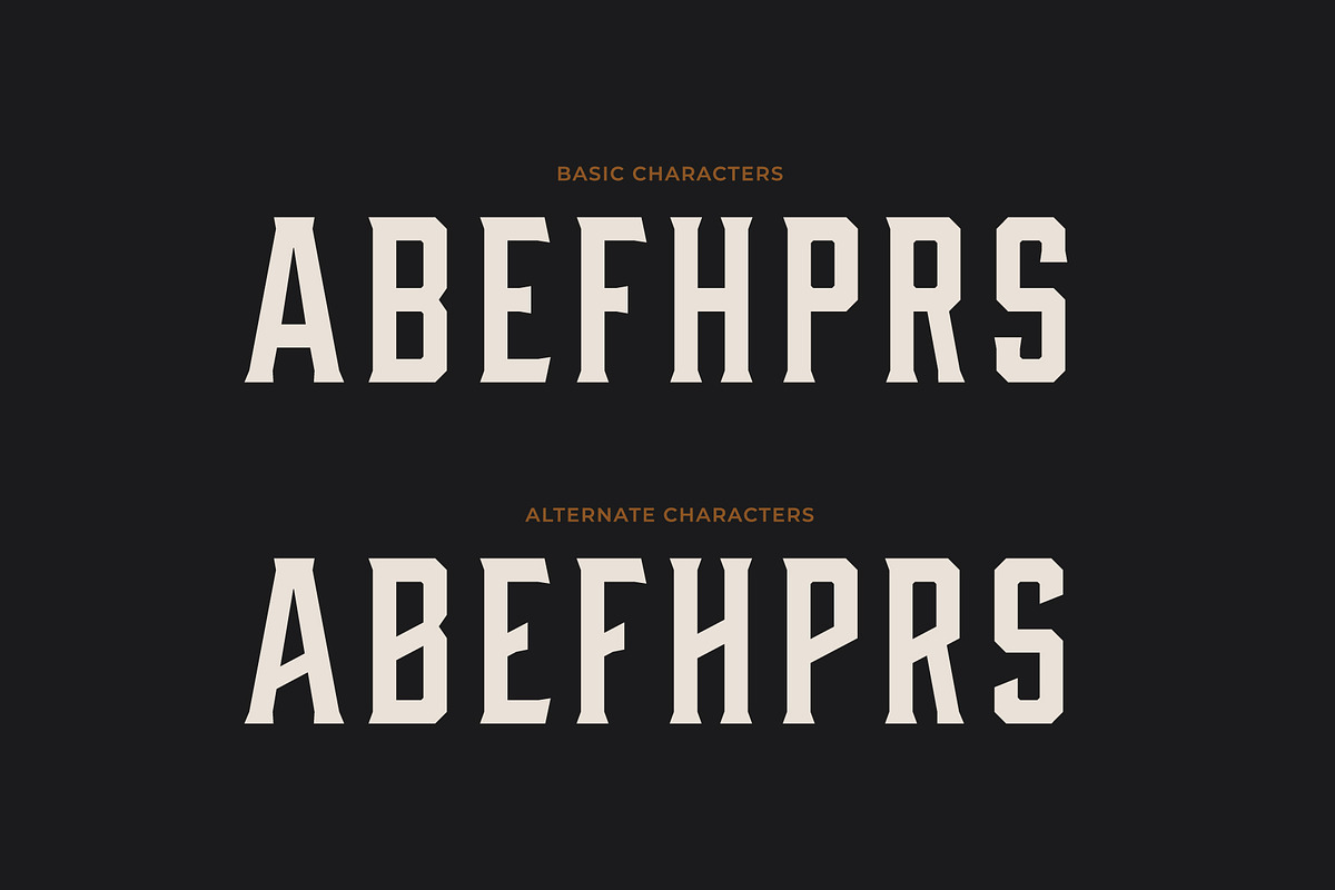OUTLAW LEGENDS Font Duo + Extra, a Serif Font by Davide Bassu (Photo 13 of 18)