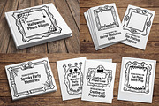 Spooky Monster Frame Clipart Set, a Decorative Illustration by PassionPNGcreation (Thumbnail 2 of 7)
