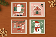 Cozy Christmas Seamless Pattern, a Seasonal Illustration by Mariia Kovalchuk (Thumbnail 9 of 12)