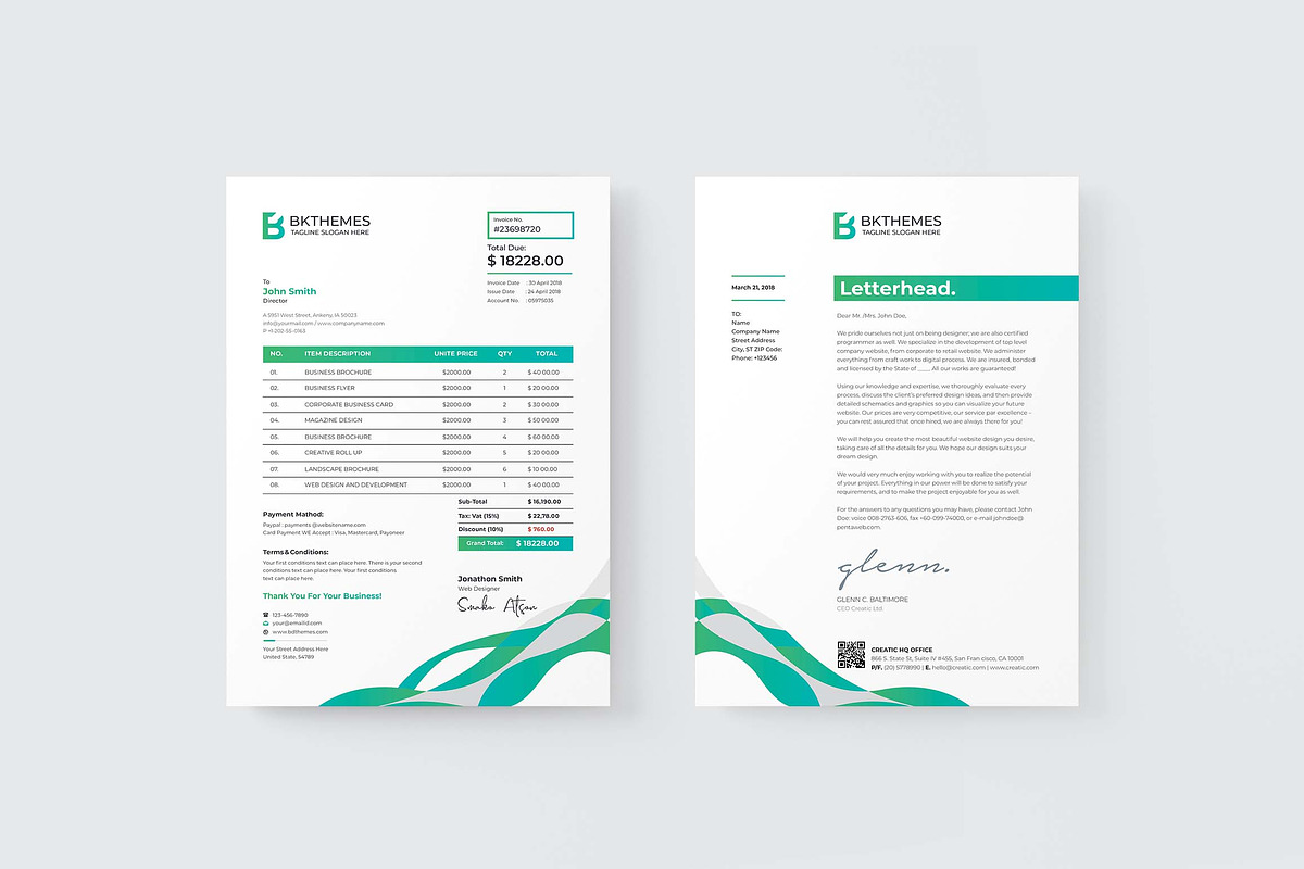 Corporate Identity, a Stationery Template by design_hut (Photo 2 of 7)