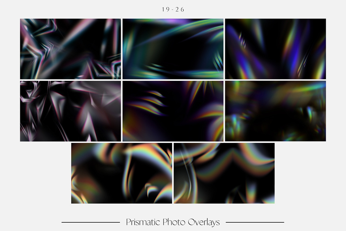 Prismatic Photo Overlays, a Texture Graphic by Freezerondigital (Photo 11 of 11)