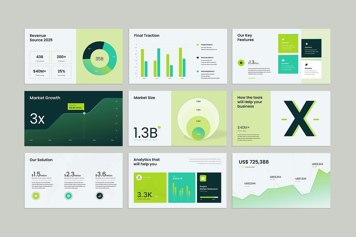 Digital Market Agency Presentation, a Presentation Template by KreateTribe (Photo 3 of 7)