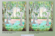 Landscape Creator - Swamp, an Illustration by Dora Katona (Thumbnail 2 of 4)