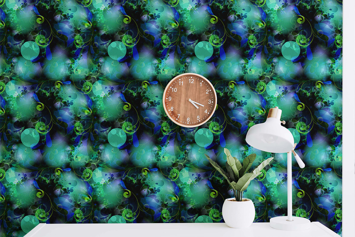 splash color flower backgrounds, a Pattern Graphic by AAN Seamless Shop (Photo 1 of 4)