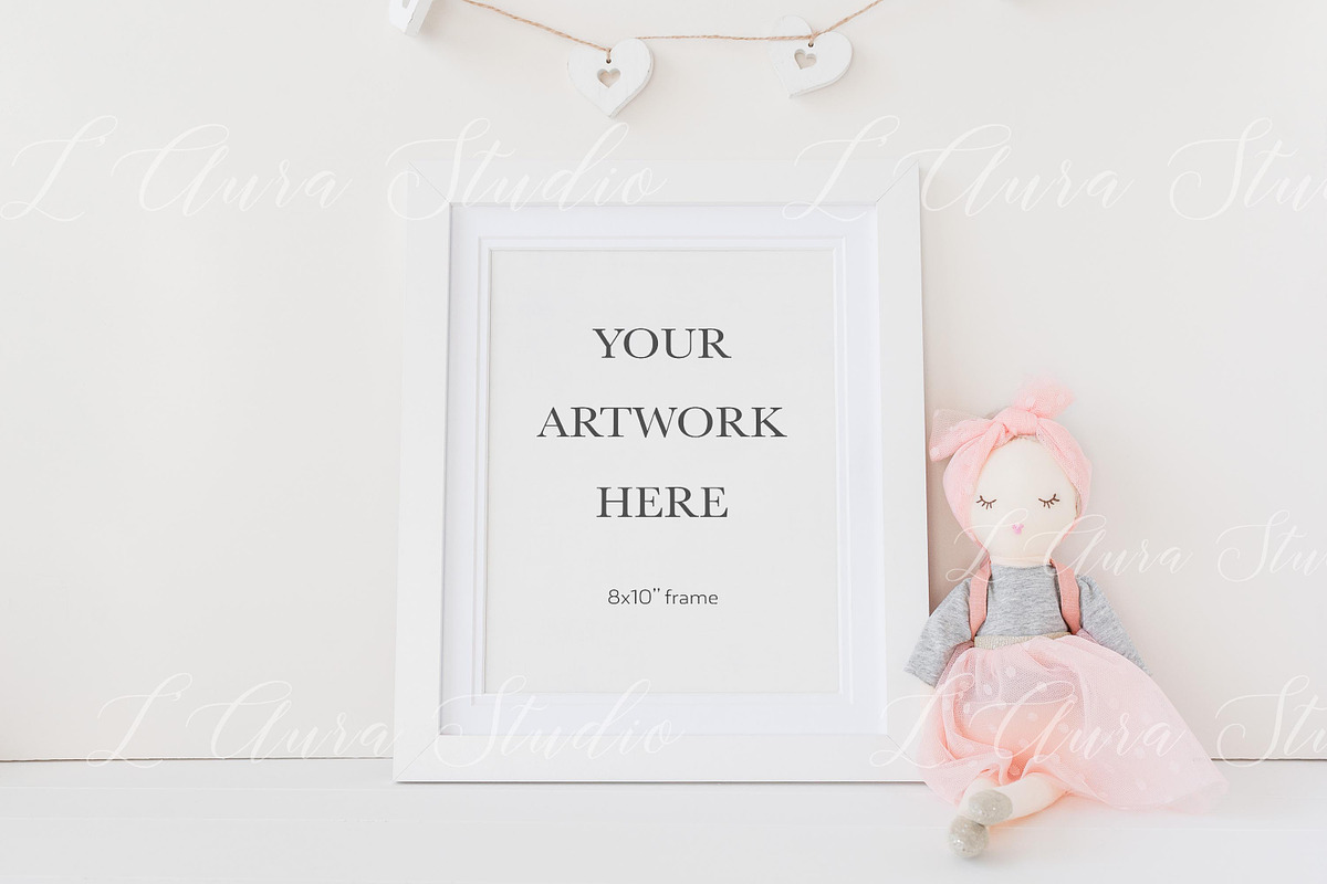 Frame mockup bundle - nursery, a Print Template by L'Aura Studio (Photo 5 of 9)