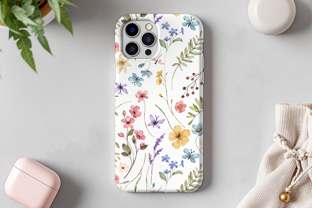 Meadow Breeze Seamless Pattern, a Pattern Graphic by OwlAndFern (Photo 7 of 13)