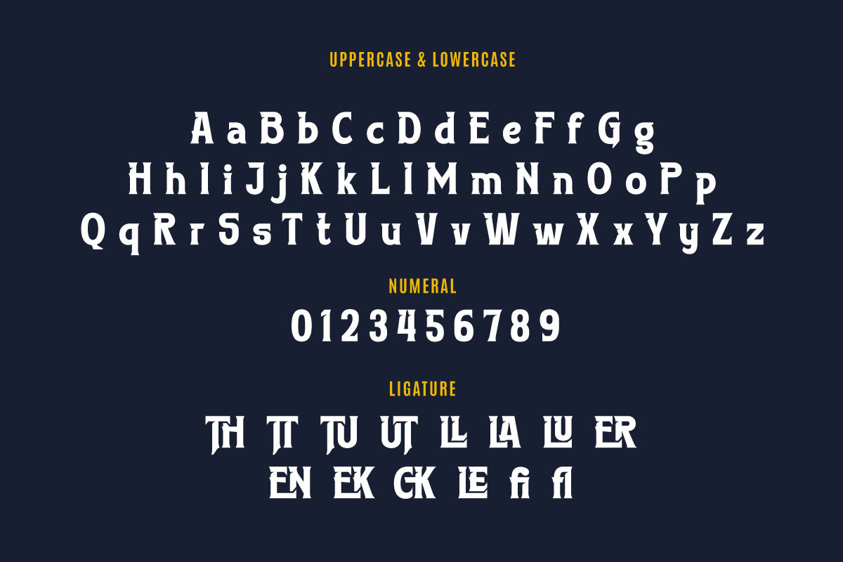 Tuiven - Movie Display Font, a Serif Font by twinstd (Photo 8 of 9)