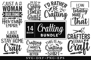 Crafting SVG Bundle, a Seasonal Illustration by Libby Wishes