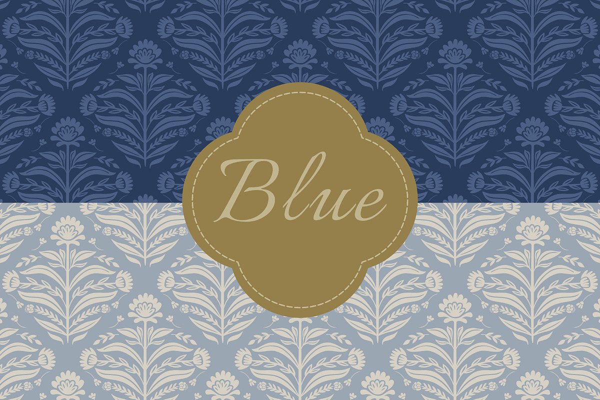 Heritage Luxury Damask, a Pattern Graphic by Pretty Cosy Chai (Photo 4 of 11)