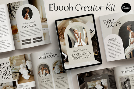 Classic Ebook Template CANVA, a Magazine Template by Studio Loire