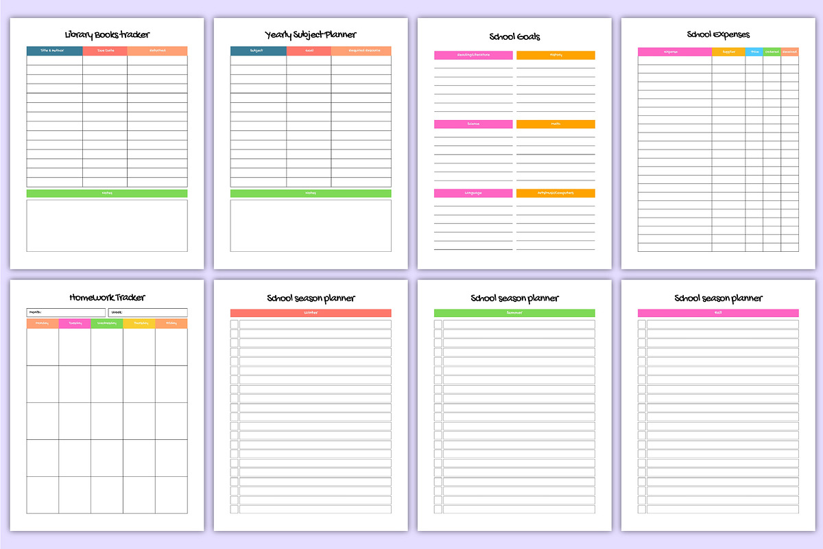 Student Academic Workbook Canva