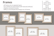 ROMANTIC NURSERY Wall&Frame Mockups, a Poster Template by MyHomeMockups (Thumbnail 9 of 10)