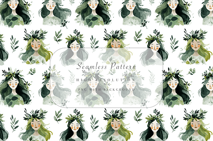 Dryad Seamless Pattern