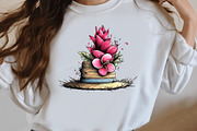 Whimsical Summer Hat Clipart, an Illustration by Designworld (Thumbnail 7 of 8)
