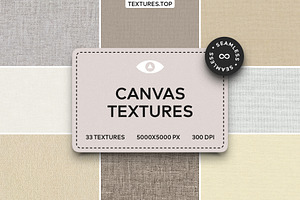 33 Seamless Canvas Texture Pack