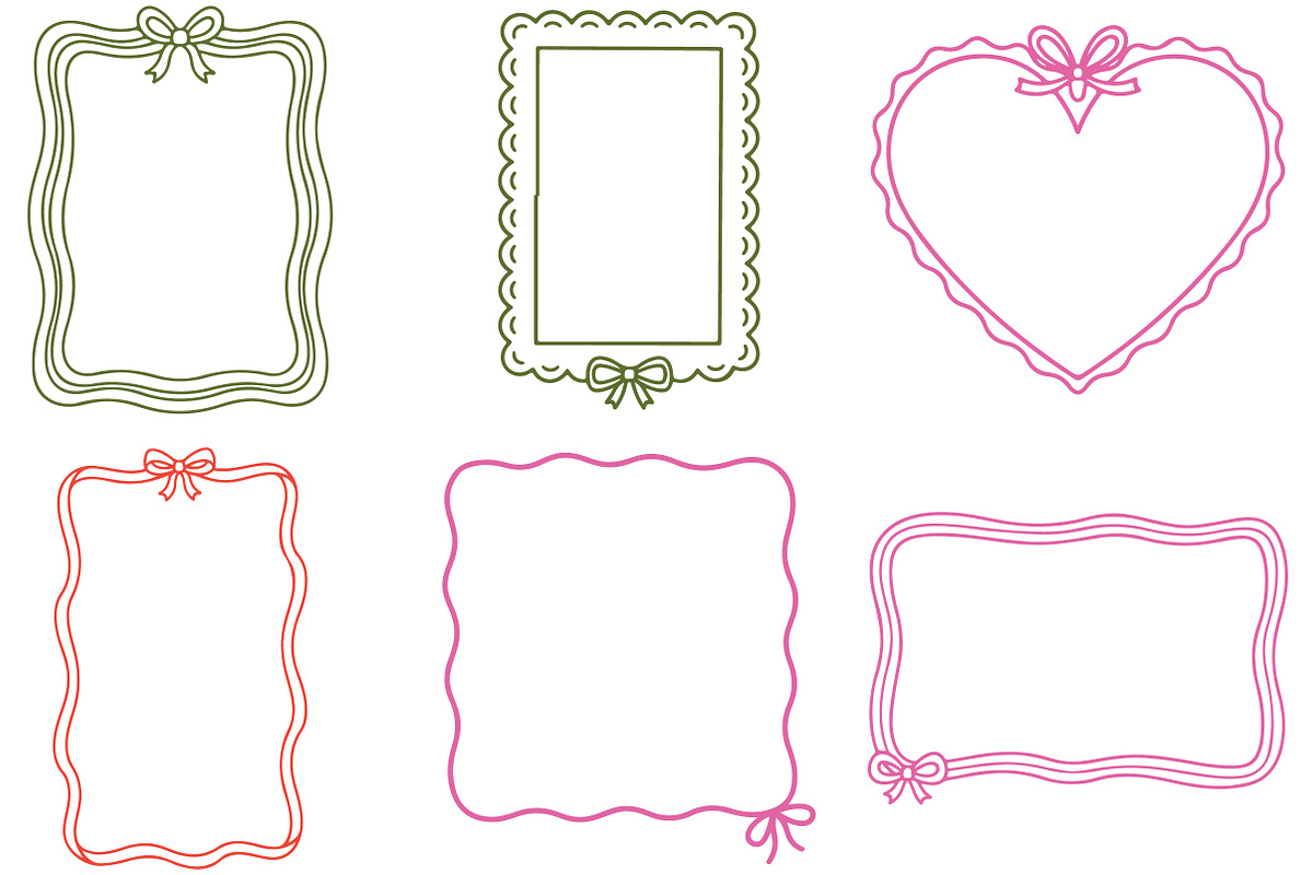 Whimsical Frames Doodle Clipart Bund, an Illustration by Daily.Designs (Photo 3 of 4)