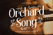 Orchard Song - Decorative Serif, a Serif Font by Typefactoryco (Thumbnail 1 of 9)