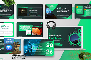 Precis - Pitch Deck Keynote, a Presentation Template by Dhabee