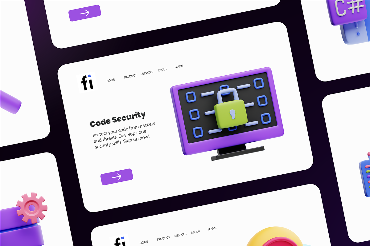 3D Coding Icons, a 3D by Flat Icons (Photo 3 of 8)