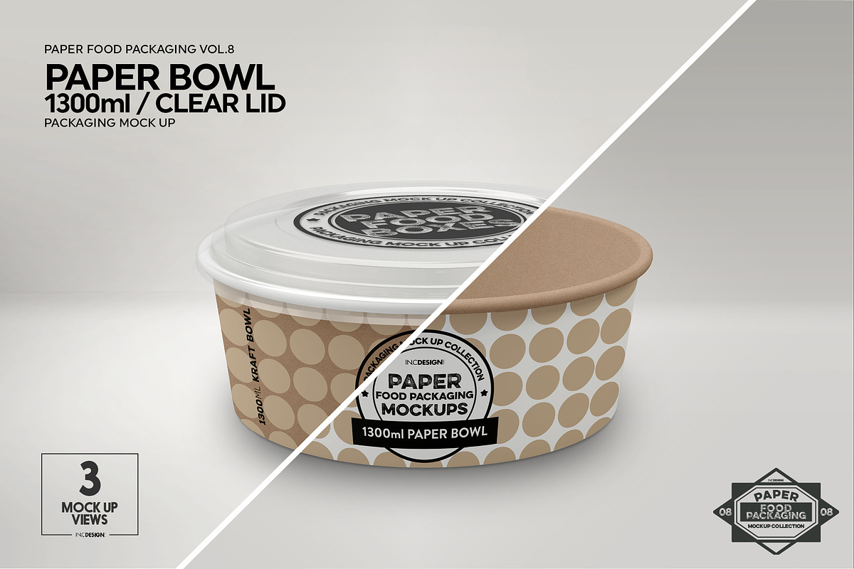 VOL.8 Food Box Packaging Mockups, a Cups & Container Mockup by INCDesign (Photo 11 of 27)