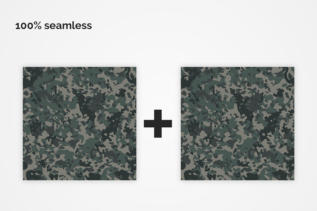 USA Flecktarn Camouflage Patterns, a Pattern Graphic by 3Y_Design (Photo 3 of 6)