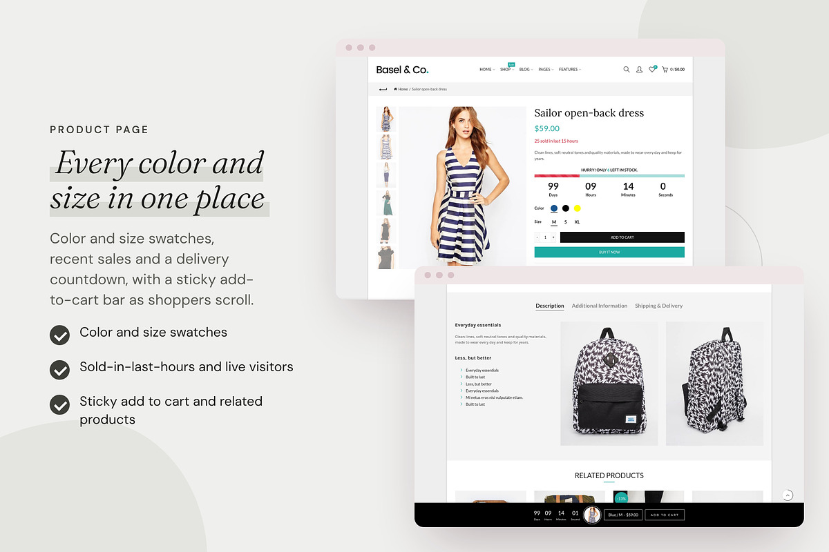 Basel Minimalist - Shopify Theme, a Shopify Template by Boost Convert (Photo 8 of 10)