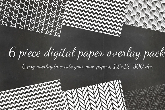Chevron PNG Overlay Six Pack preview 2