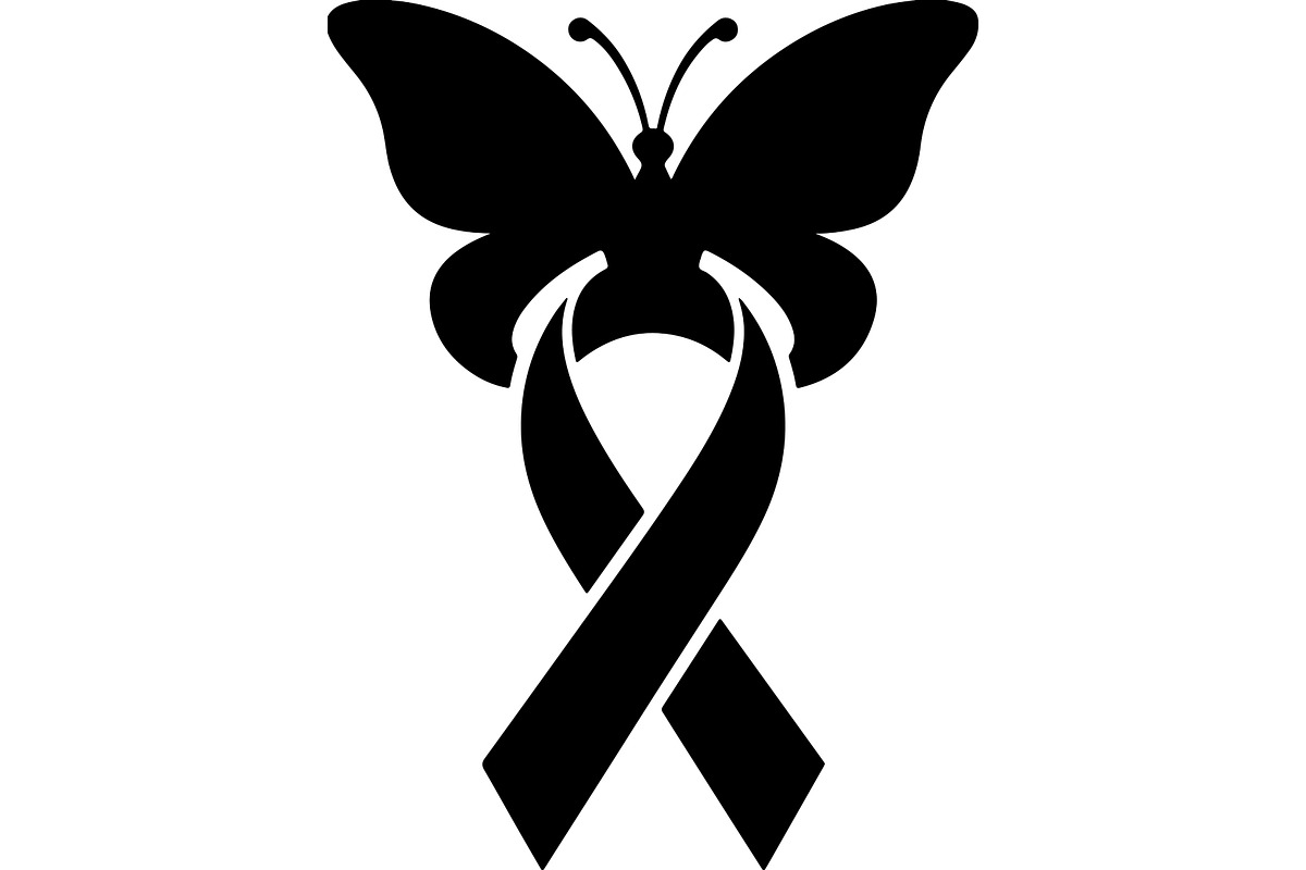 Breast Cancer Ribbon with Butterfly, a Seasonal Illustration by balal (Photo 6 of 17)