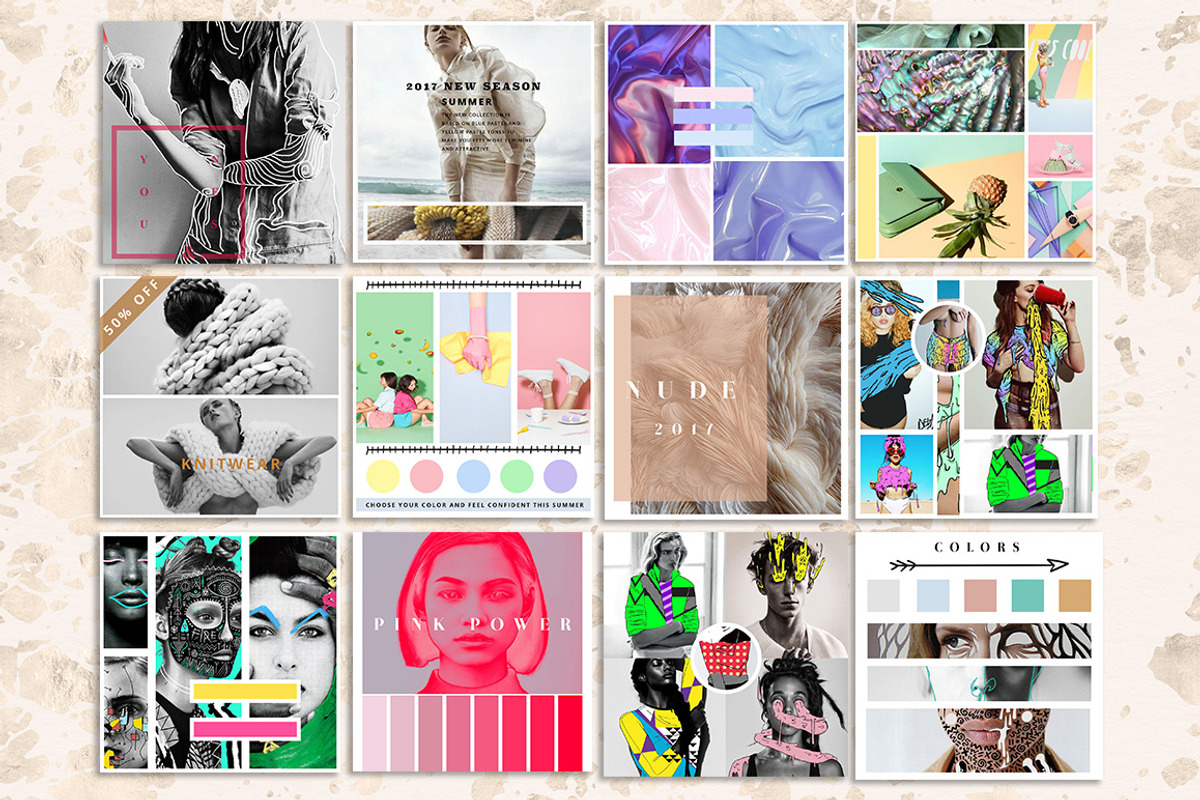 50 Voguish Instagram Pack, a Templates & Theme by IsikChic (Photo 5 of 6)