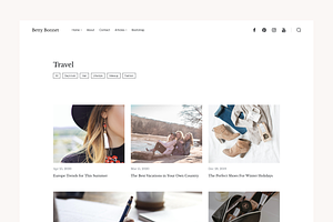 Bonnet - Lifestyle HTML Blog Theme