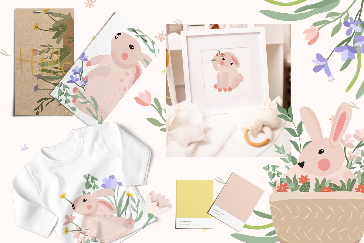 Spring Easter, Bunny collections, a Graphic by Usis (Photo 14 of 27)