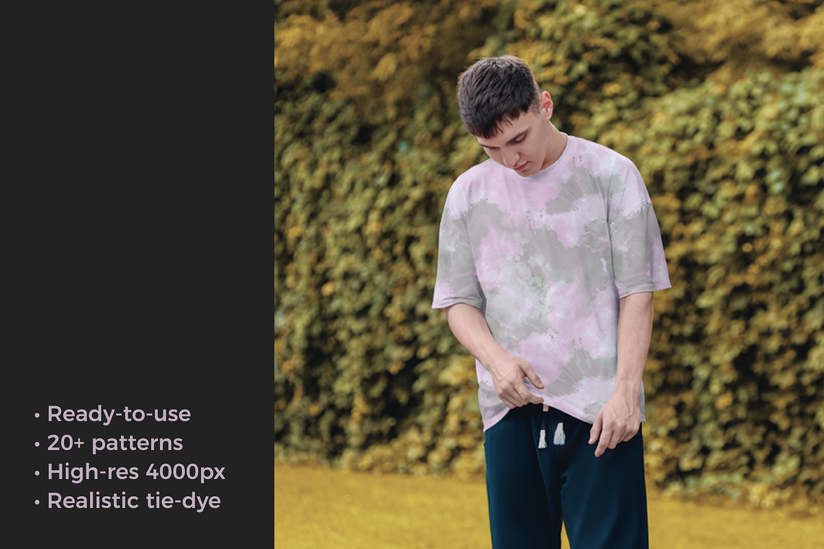 TYD - Tie Dye Background Patterns, a Pattern Graphic by Delightful Design (Photo 2 of 12)