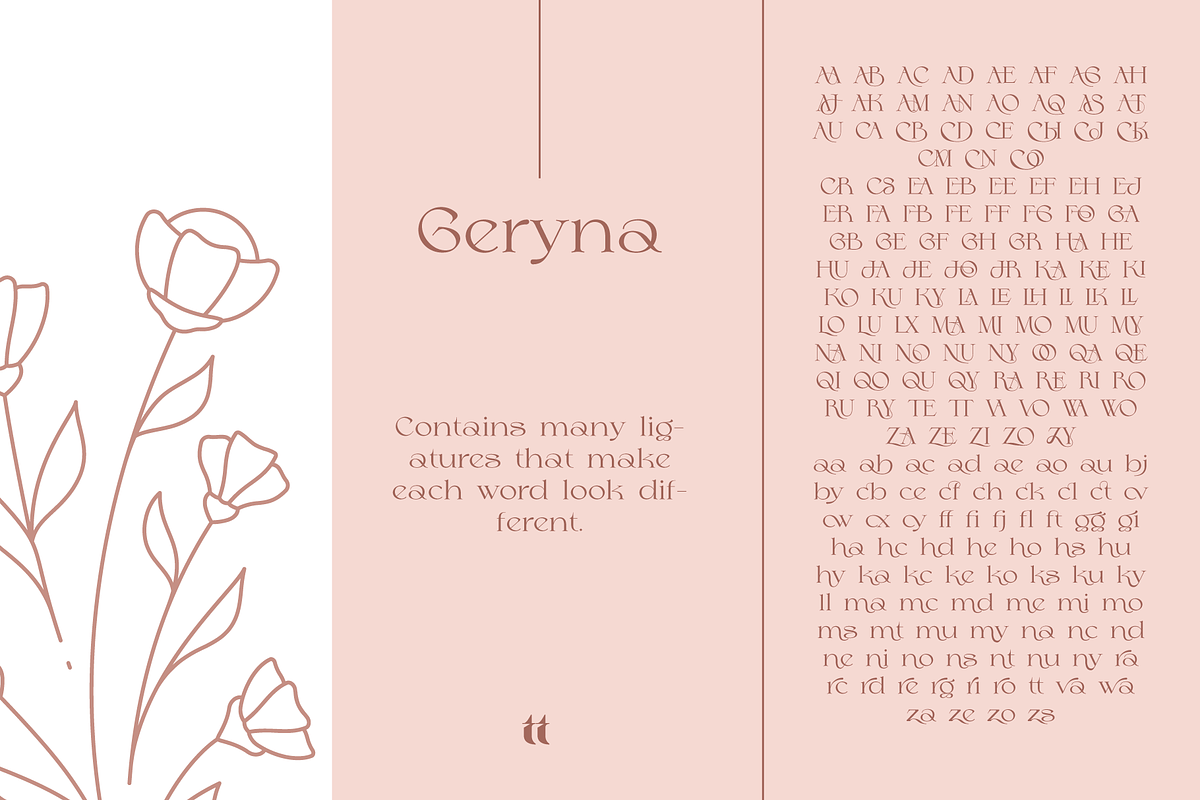 Geryana - Modern Serif Font, a Serif Font by AuthenType (Photo 3 of 10)