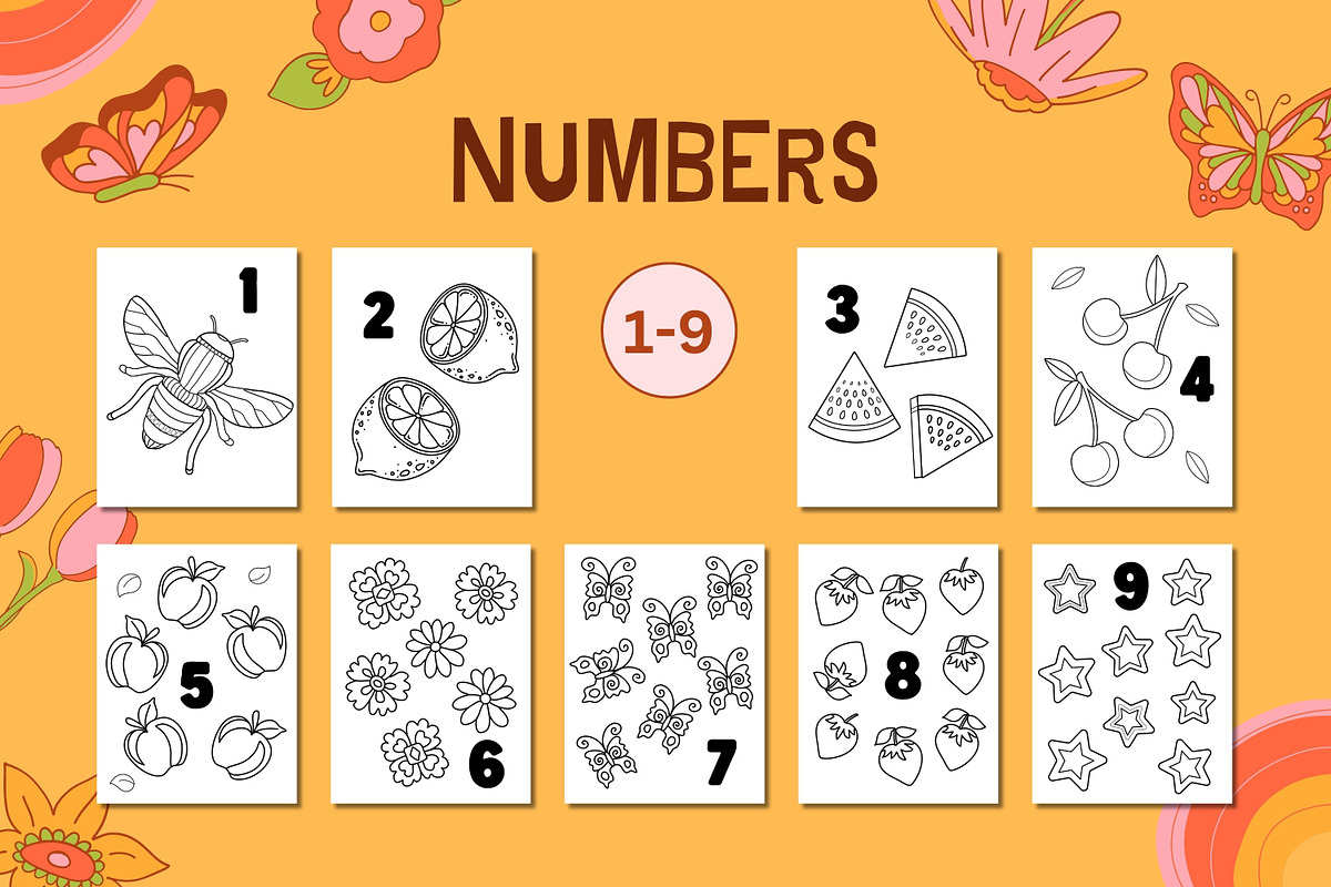 ALPHABET Coloring Book, an Education Illustration by ChristinaDesigns (Photo 4 of 6)