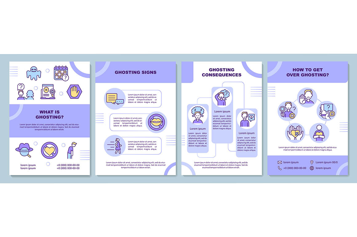 What is ghosting brochure template, a Brochure Template by IMG Visuals