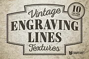 Vintage Engraving Lines Textures, a Texture Graphic by Shapeshift (Thumbnail 1 of 4)