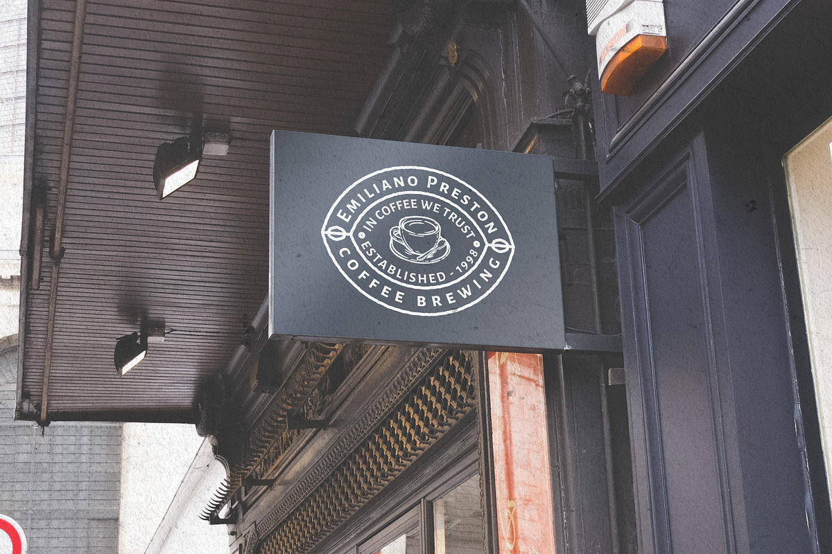 Coffee Label and Logo Pack, a Branding & Logo Template by Wortfice (Photo 7 of 8)