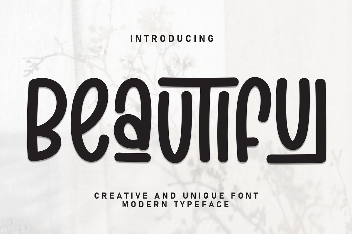 Beautiful | Script Font, a Script Font by Scratchones (Photo 1 of 9)
