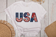 Independence Day USA Patchwork PNG, an Object Graphic by CraftArtStudio (Thumbnail 3 of 4)