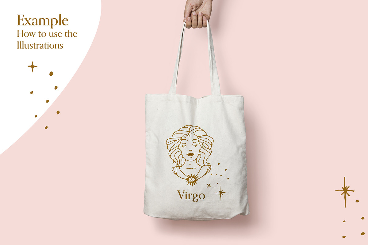 Zodiac Sign Horoscope Illustrations, an Illustration by Annakaroline (Photo 5 of 7)